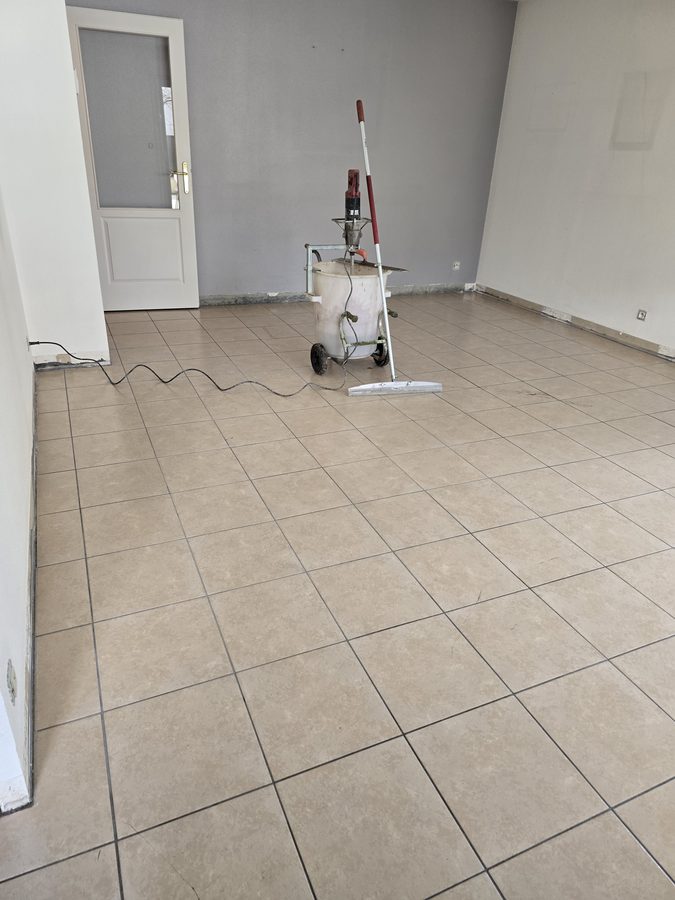 Ragréage préparation sol avant pose LVT