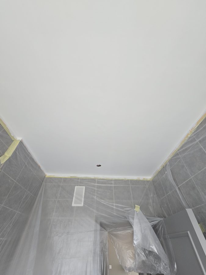 Peinture plafond salle de bain